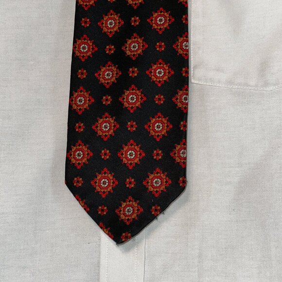 Vintage WIDE Mr. John Qiana Nylon Tie - Picture 1 of 2
